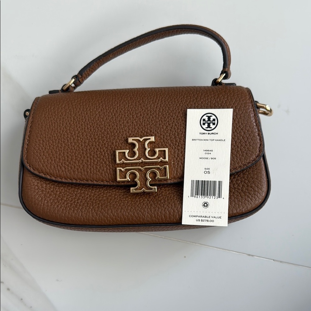 Tory Burch Brown Leather Women's Bag